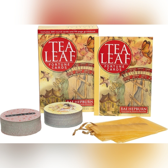 Tea Leaf Fortune Cards 200 Deck Rae Hepburn Ancient Chinese Reading Divination - Picture 2 of 16